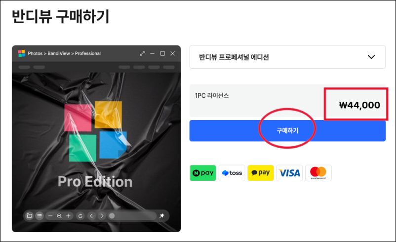 반디뷰 유료 구매